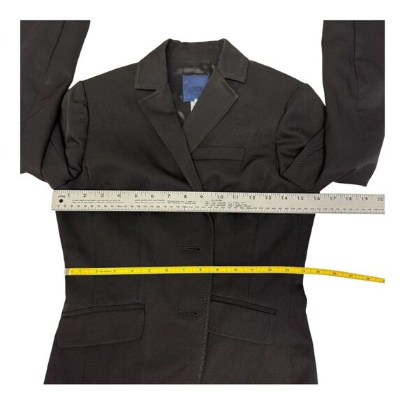 J Crew‎ 100% Wool Black Preppy Office Blazer Size 2 - Picture 8 of 11